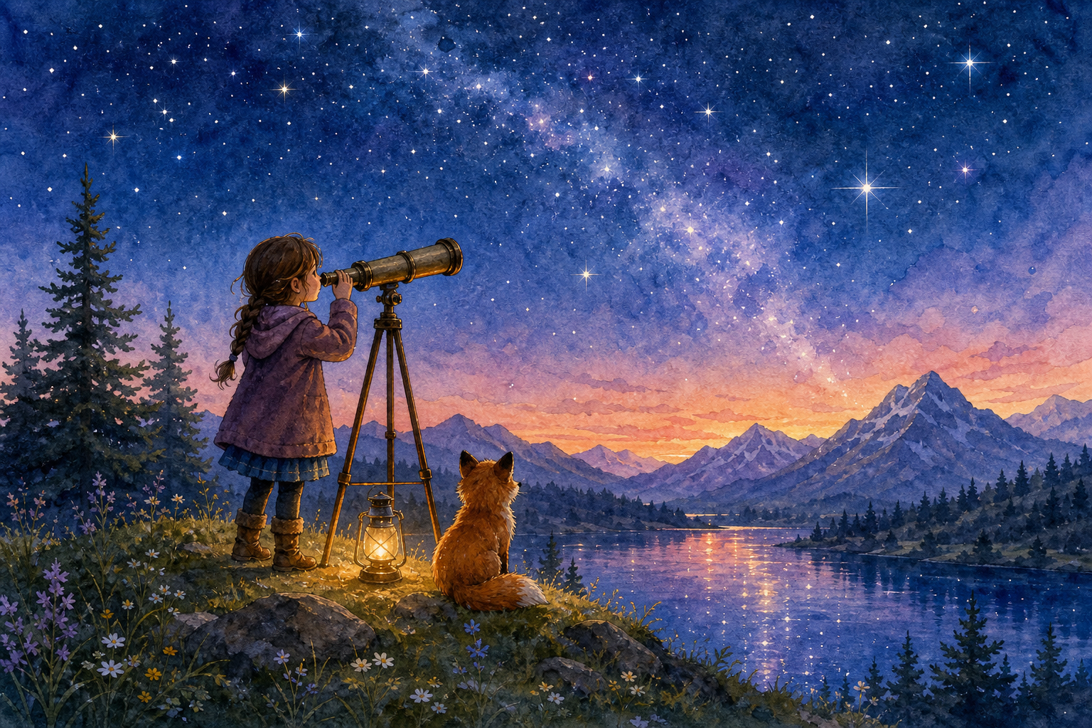 Example of watercolor artwork