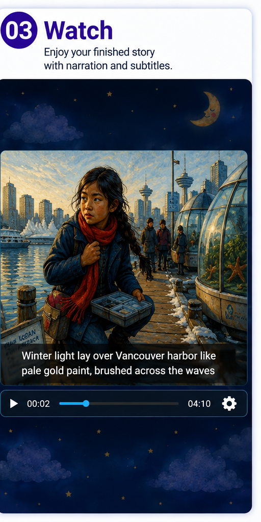 Sleepytime Storyteller watch story