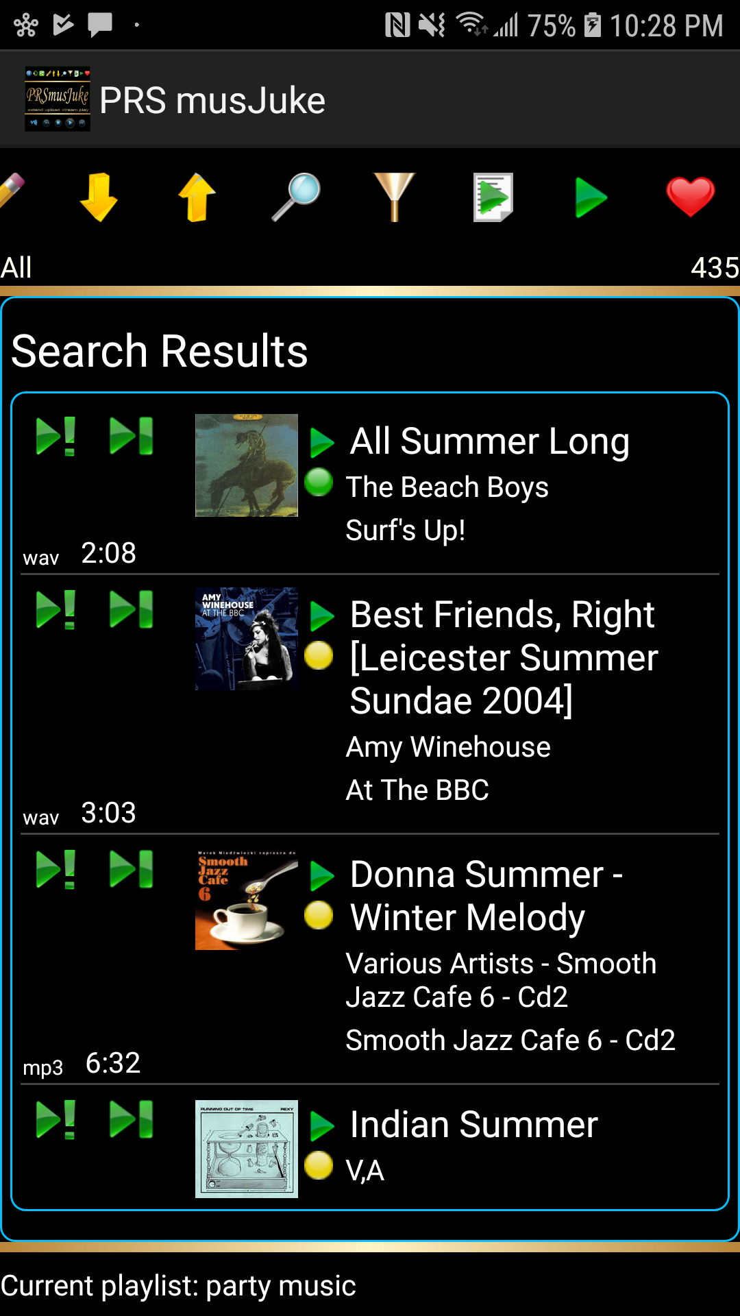 Music Search Results
